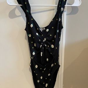 Urban outfitters floral bodysuit